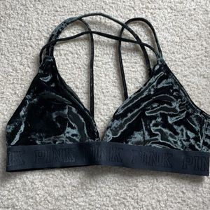 Pink Victoria’s Secret green unlined bra